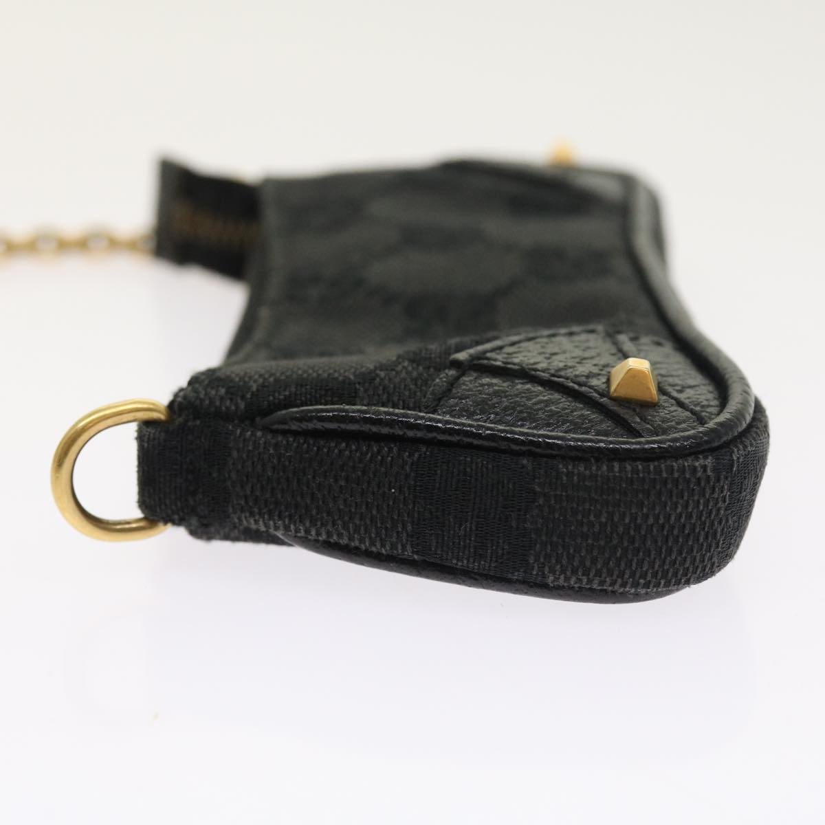 GUCCI GG Canvas Coin Purse Black 120973 1669 54454