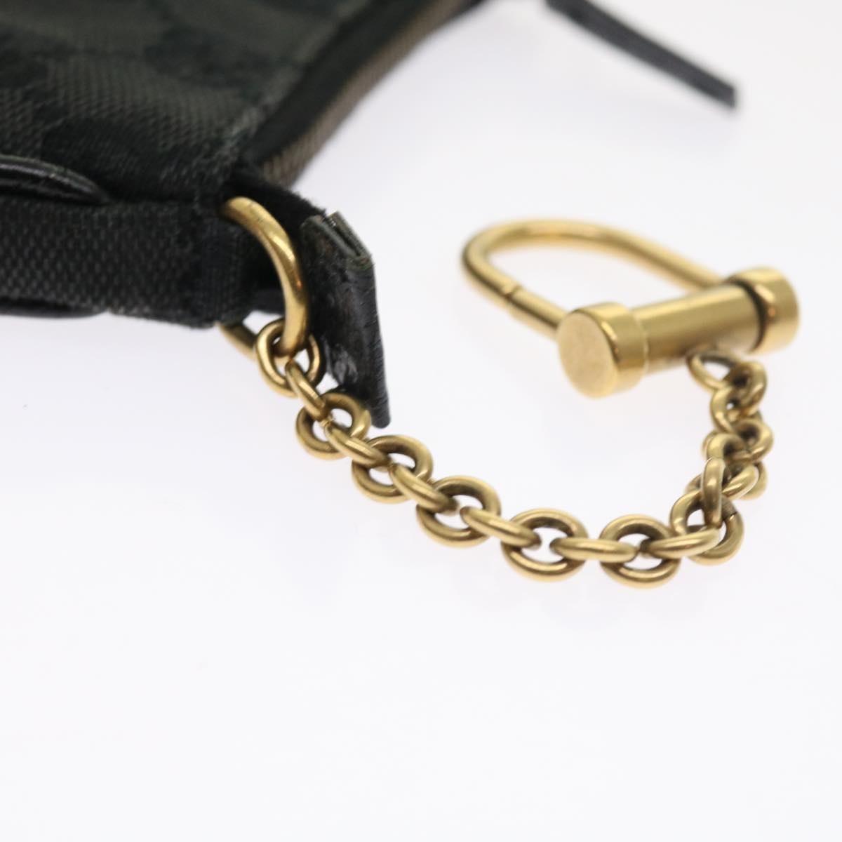 GUCCI GG Canvas Coin Purse Black 120973 1669 54454