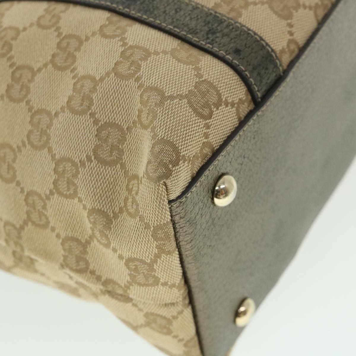 GUCCI GG Canvas Tote Bag Beige 141470 54456