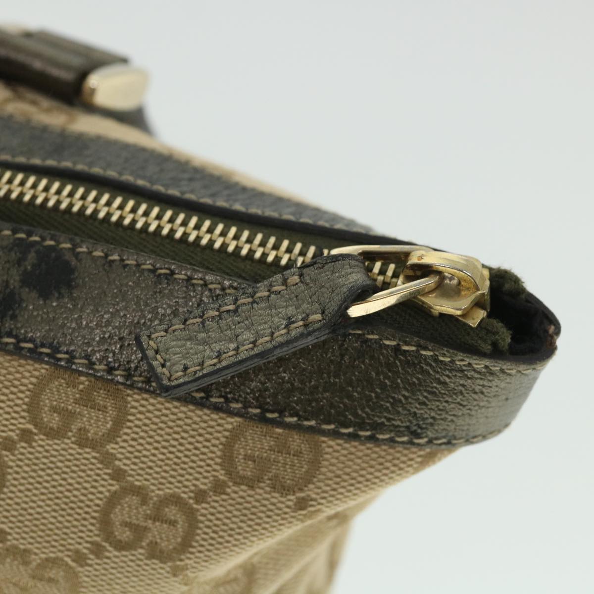 GUCCI GG Canvas Tote Bag Beige 141470 54456