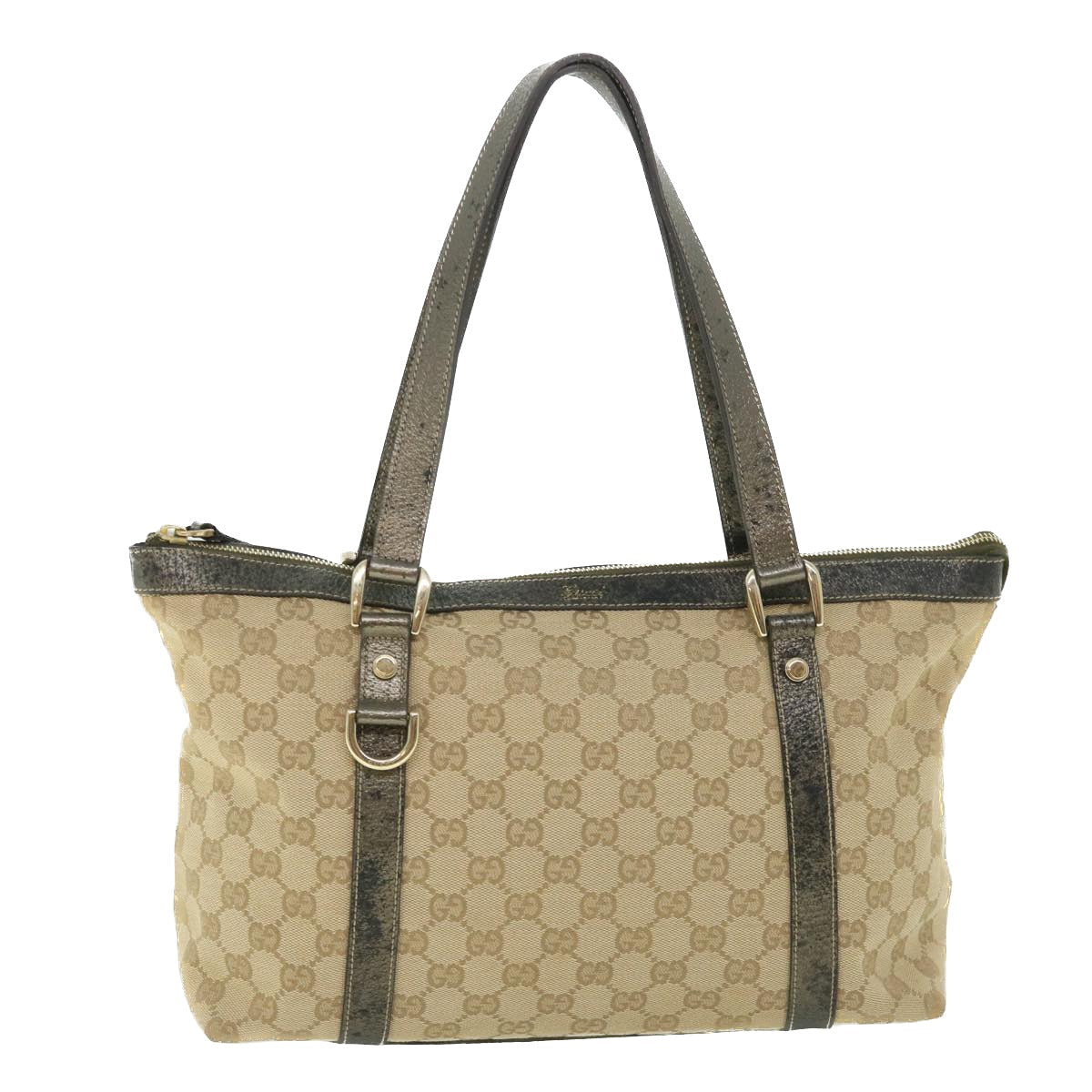GUCCI GG Canvas Tote Bag Beige 141470 54456