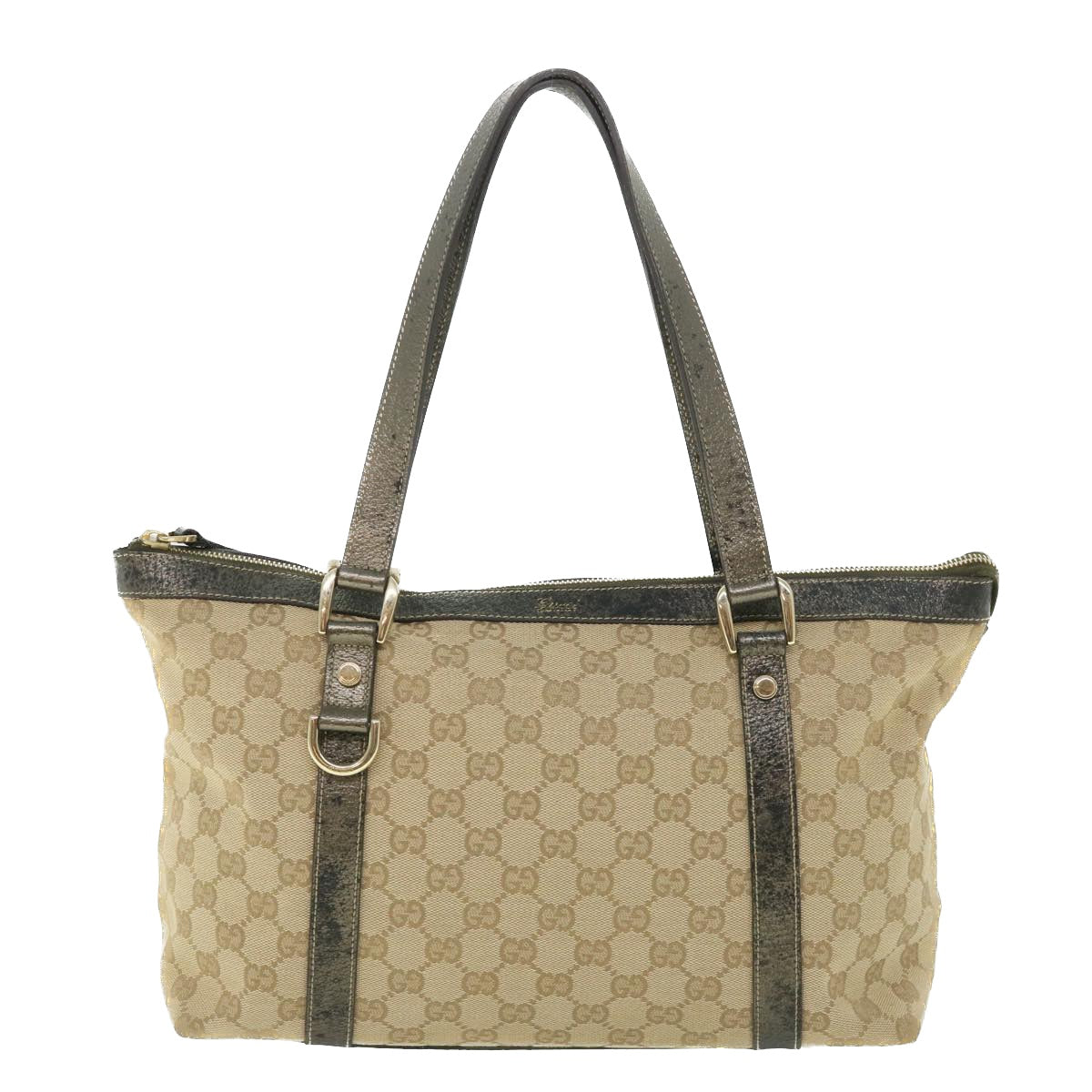 GUCCI GG Canvas Tote Bag Beige 141470 54456