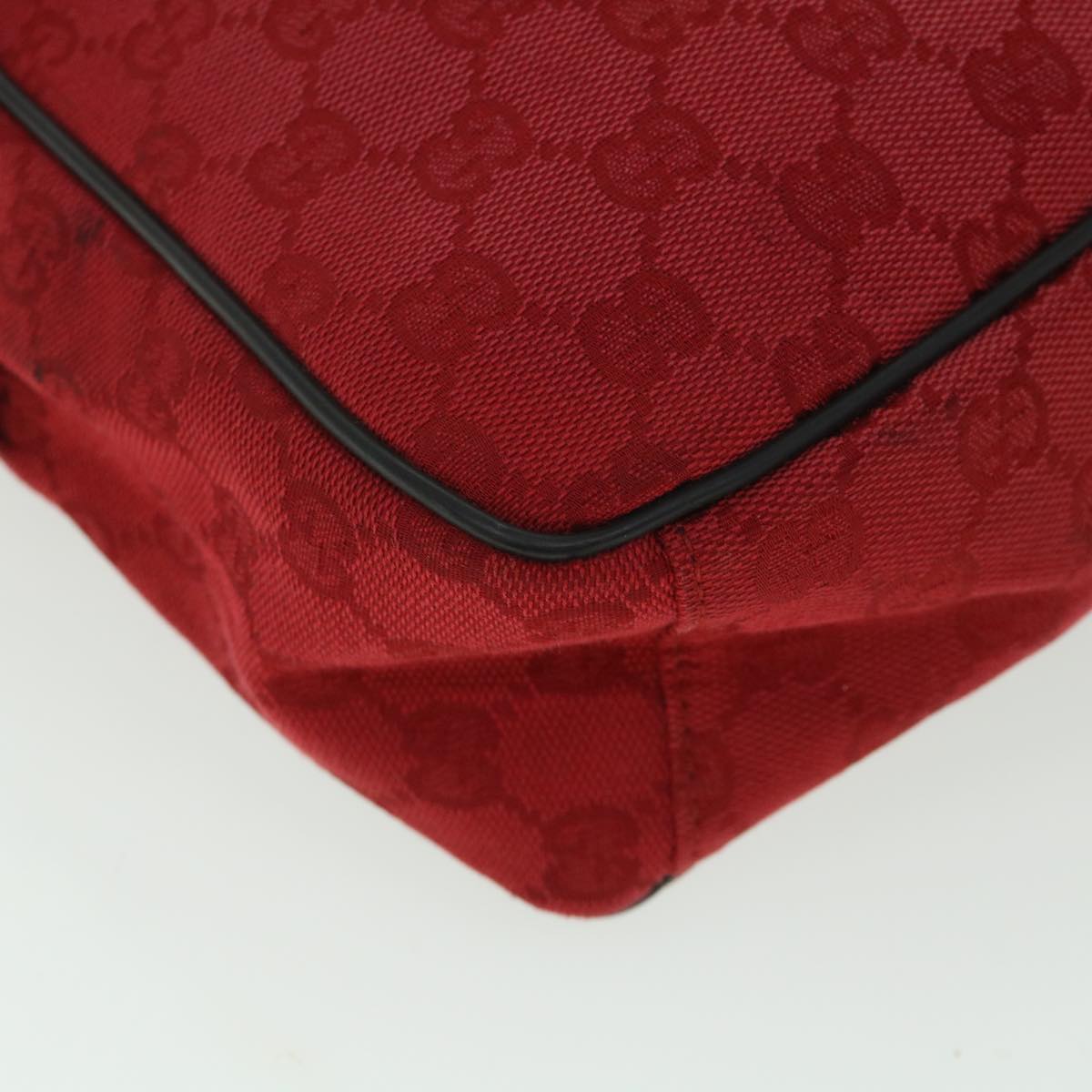 GUCCI GG Canvas Shoulder Bag Red 018 1612 200047 54533