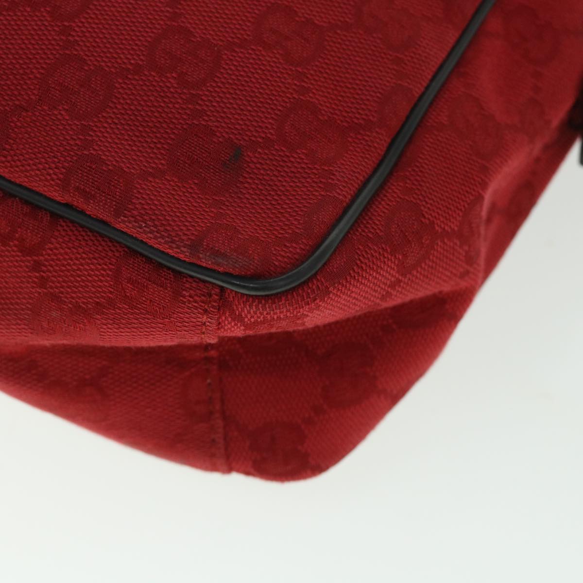 GUCCI GG Canvas Shoulder Bag Red 018 1612 200047 54533