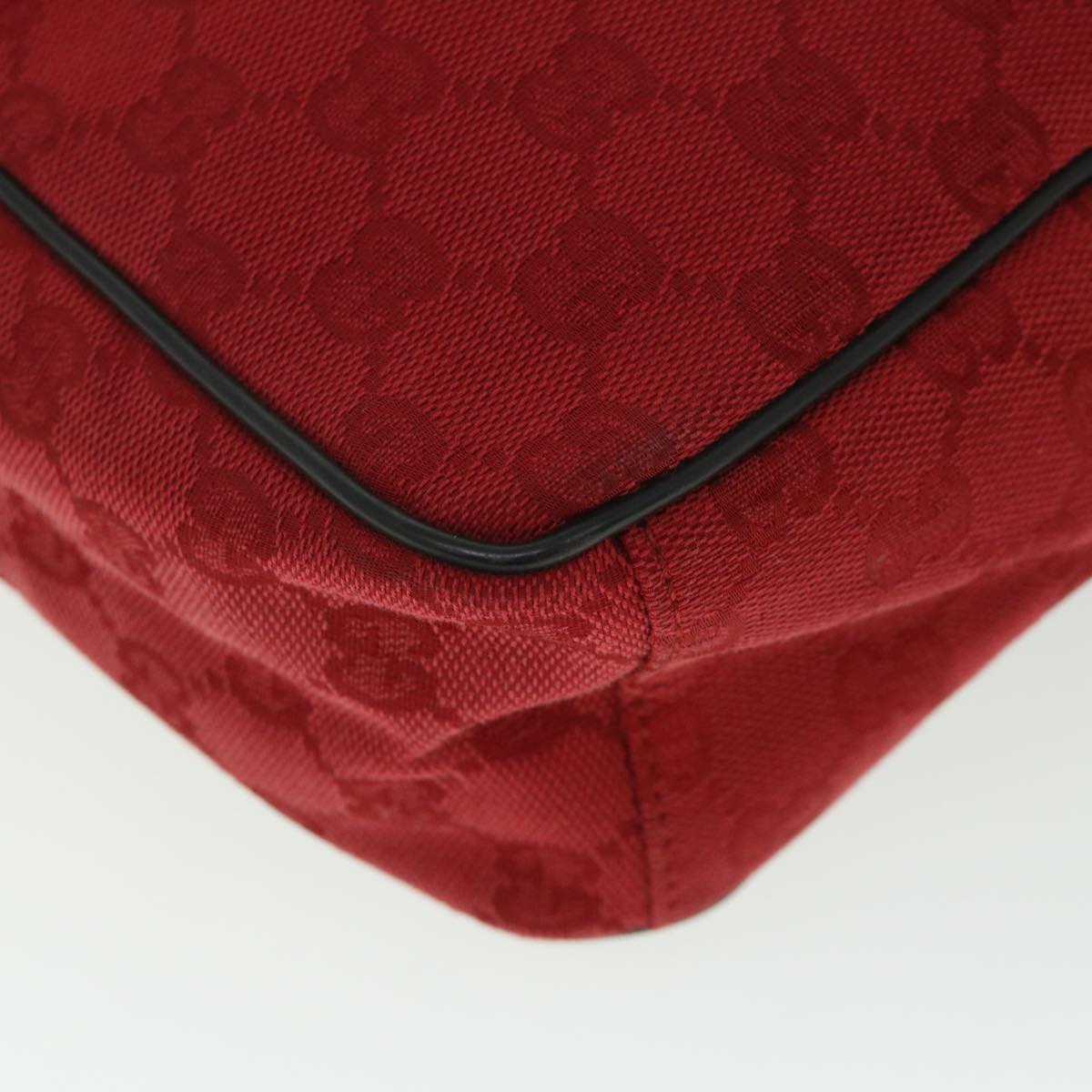 GUCCI GG Canvas Shoulder Bag Red 018 1612 200047 54533