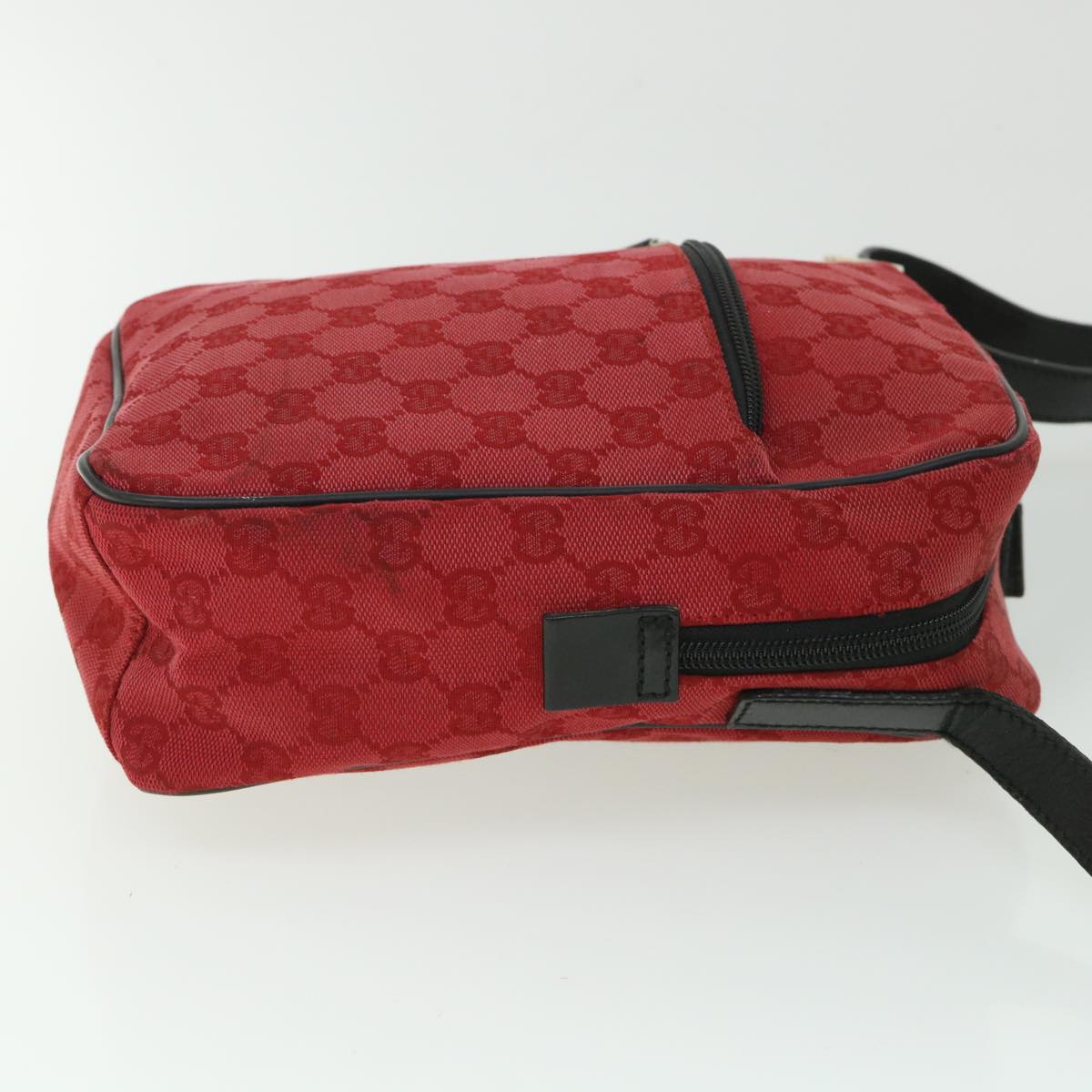 GUCCI GG Canvas Shoulder Bag Red 018 1612 200047 54533