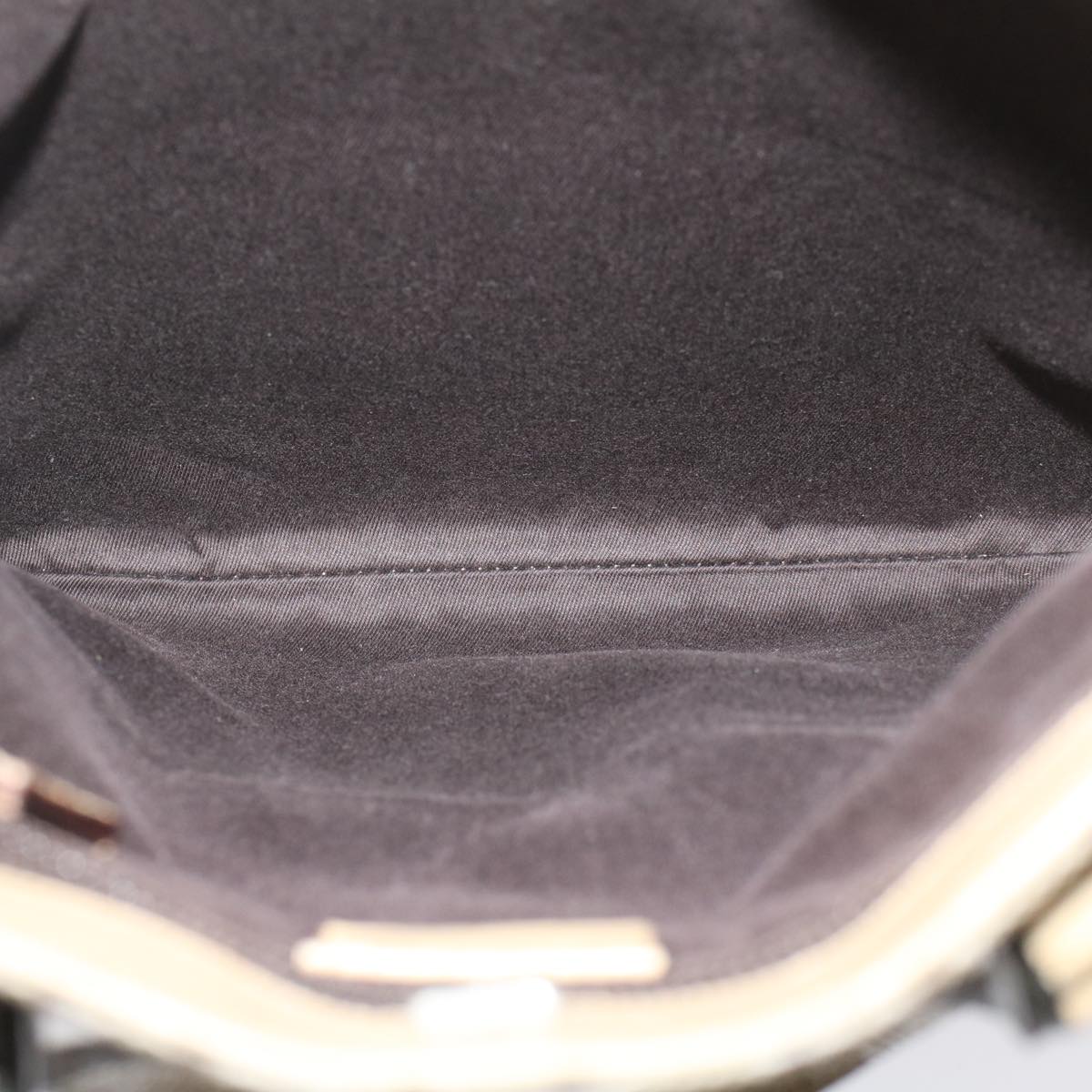 GUCCI GG Supreme Hand Bag PVC Leather Beige 117551002122 54540