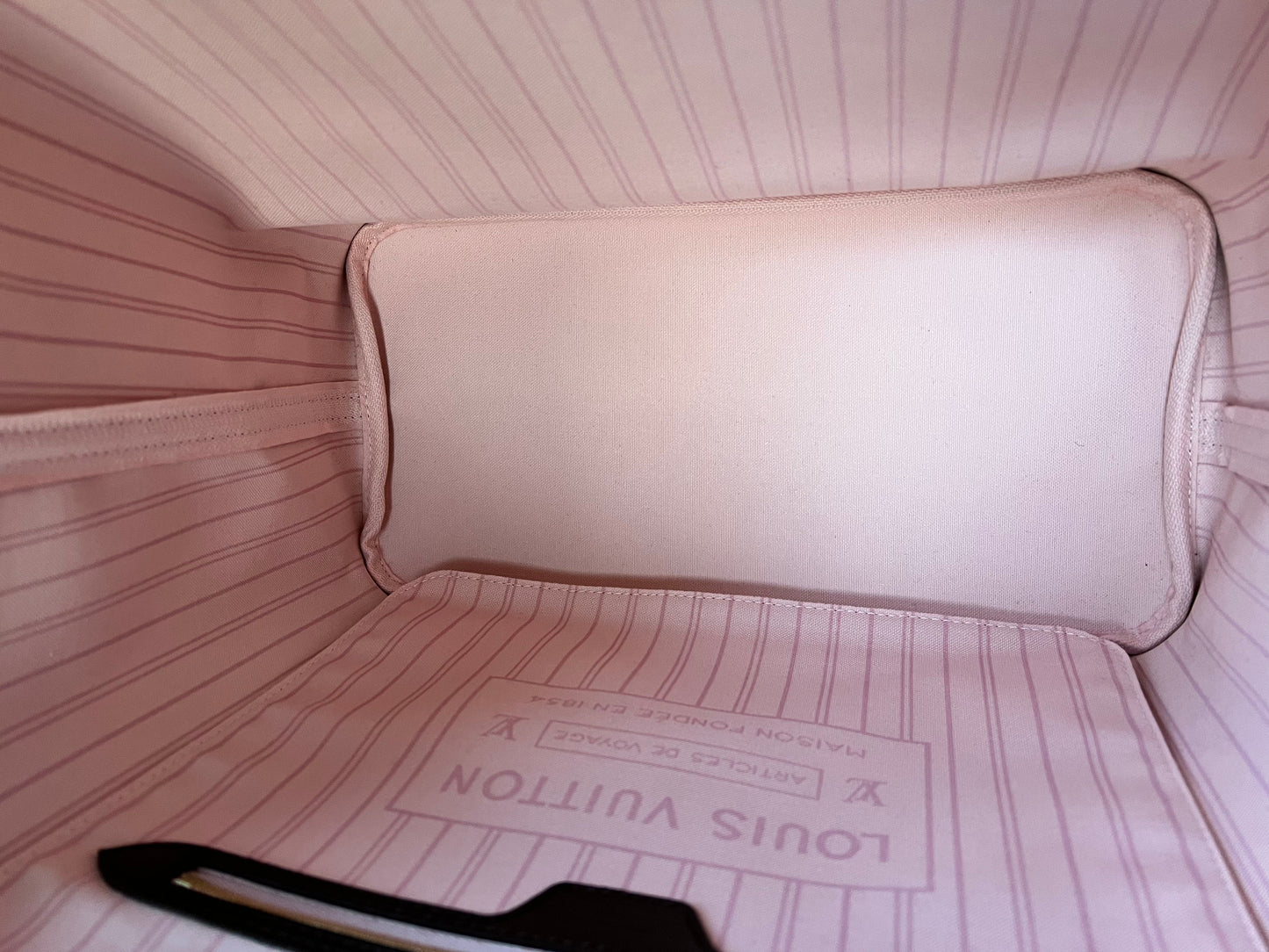 Louis Vuitton Neverfull MM Damier Ebene Rose Ballerine (RRP £1,410)