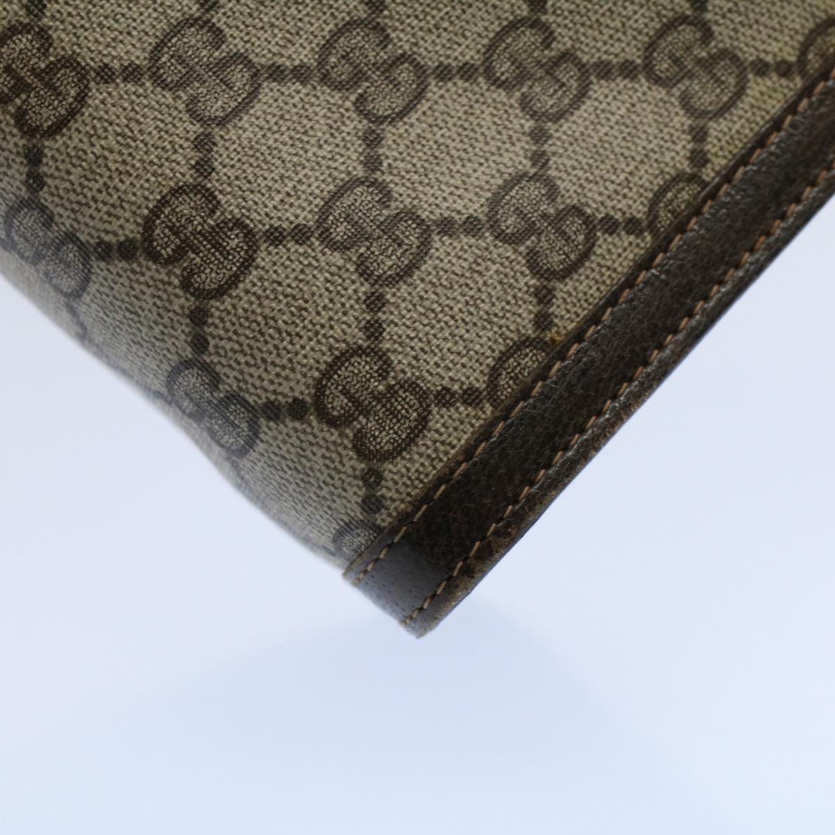 GUCCI GG Canvas Web Sherry Line Clutch Bag Beige Red 41 011 2125 28 54724