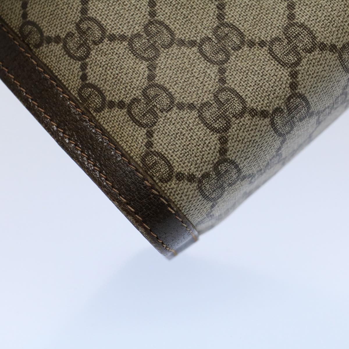 GUCCI GG Canvas Web Sherry Line Clutch Bag Beige Red 41 011 2125 28 54724