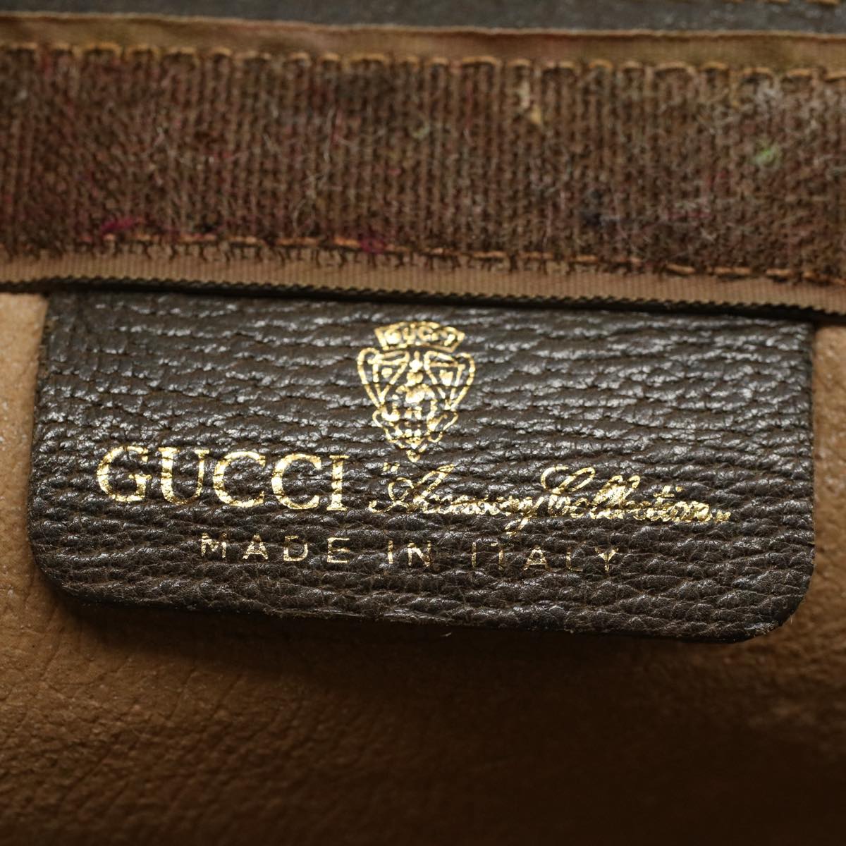 GUCCI GG Canvas Web Sherry Line Clutch Bag Beige Red 41 011 2125 28 54724