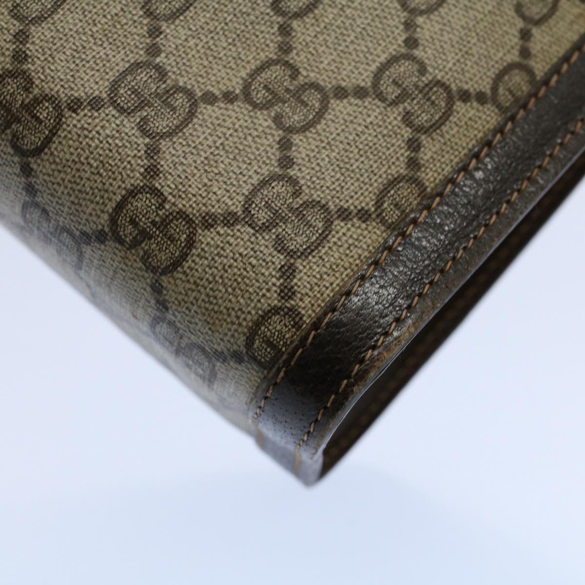 GUCCI GG Canvas Web Sherry Line Clutch Bag Beige Red 41 011 2125 28 54724