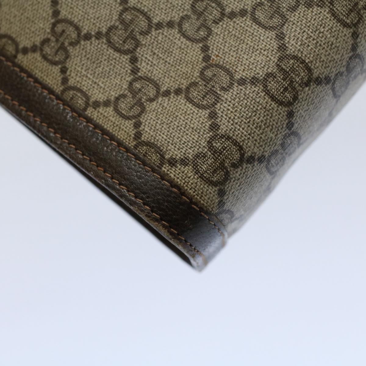 GUCCI GG Canvas Web Sherry Line Clutch Bag Beige Red 41 011 2125 28 54724