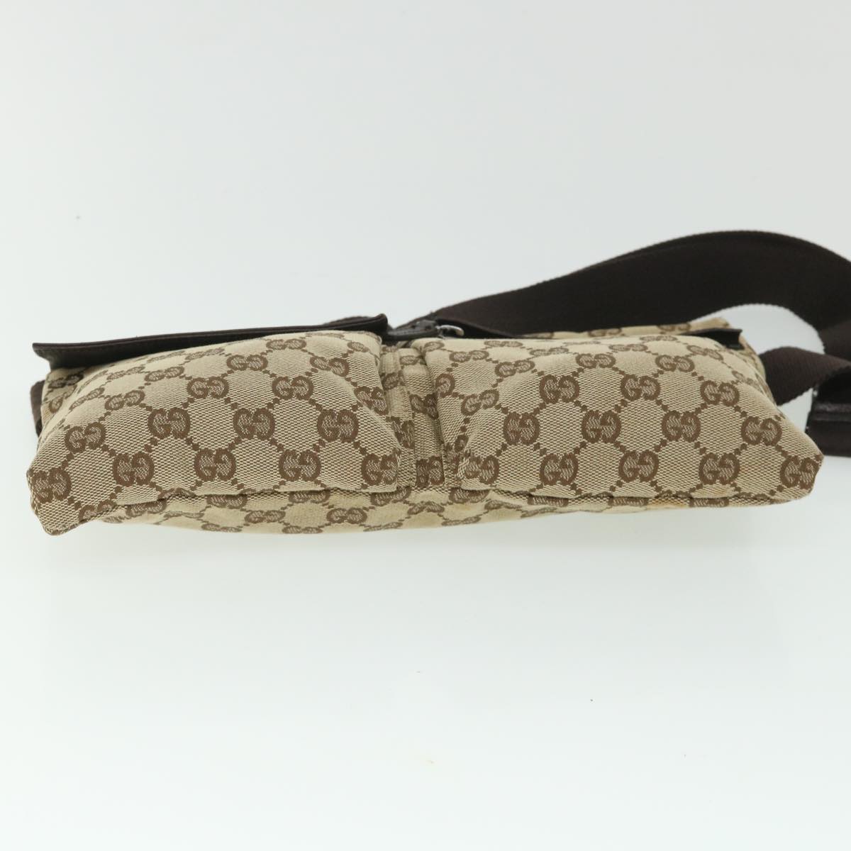 GUCCI GG Canvas Waist bag Beige 28566 54729