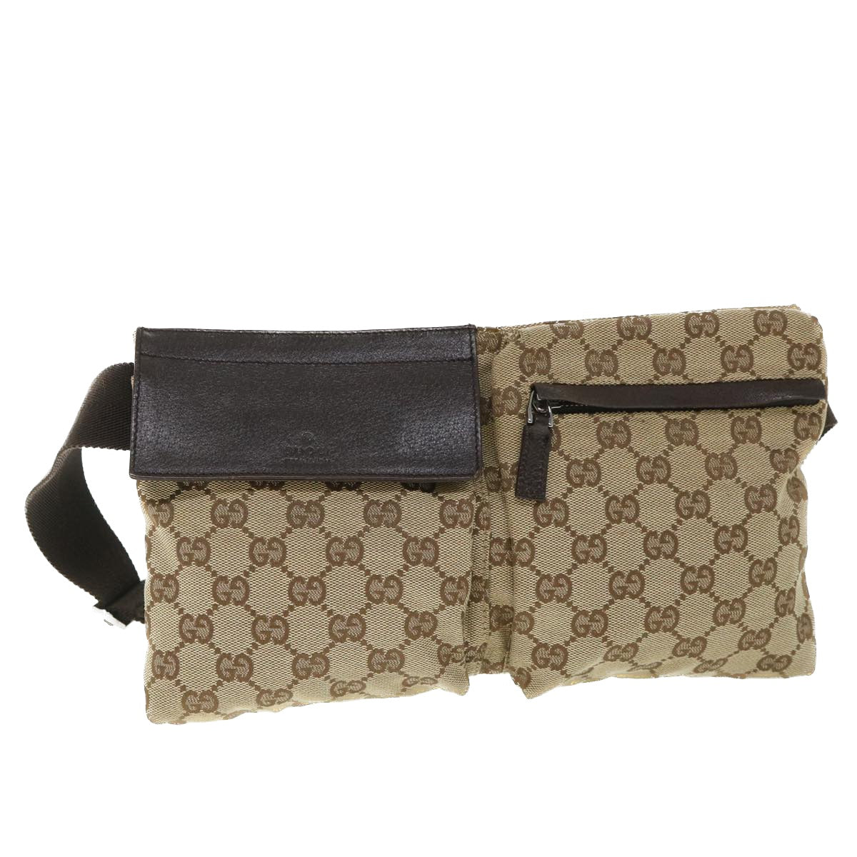 GUCCI GG Canvas Waist bag Beige 28566 54729