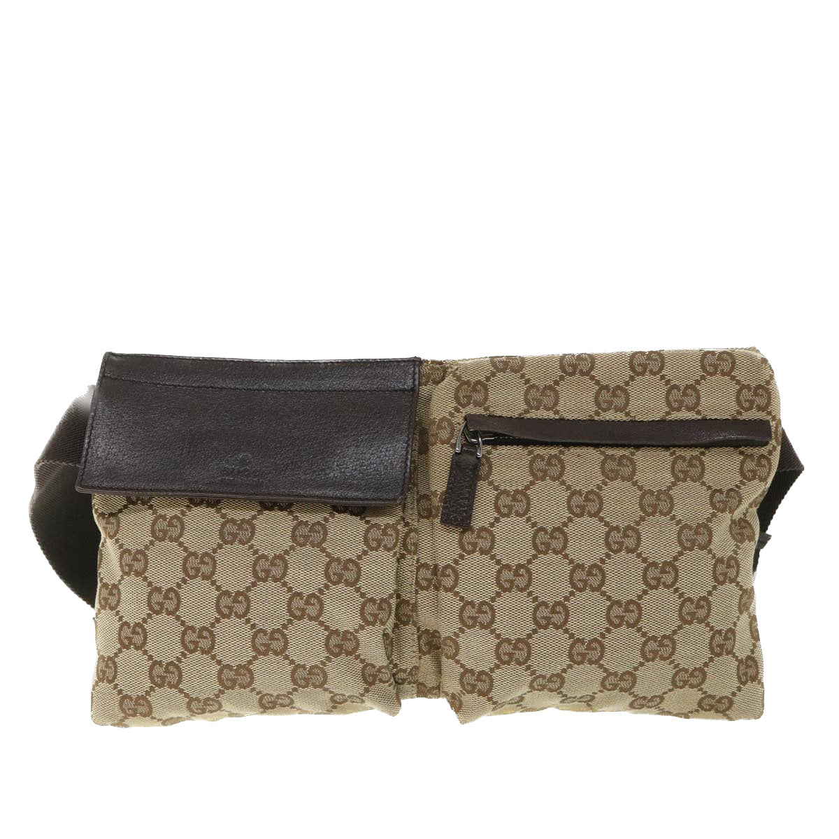 GUCCI GG Canvas Waist bag Beige 28566 54729