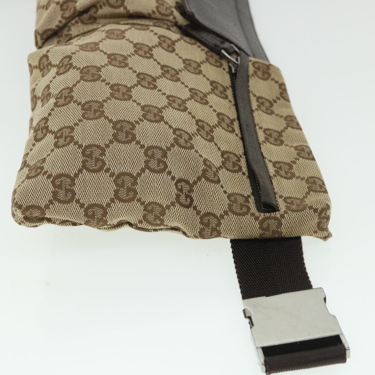 GUCCI GG Canvas Waist bag Beige 28566 54729