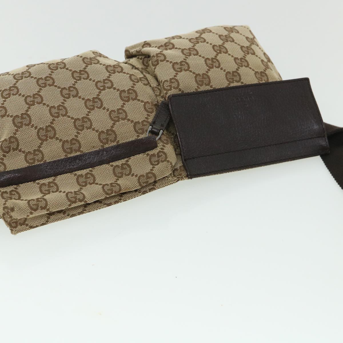 GUCCI GG Canvas Waist bag Beige 28566 54729