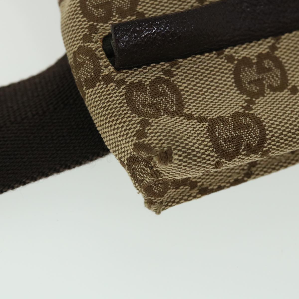 GUCCI GG Canvas Waist bag Beige 28566 54729