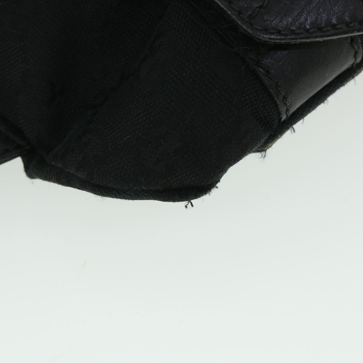 GUCCI GG Canvas Waist bag Black 145851 54731