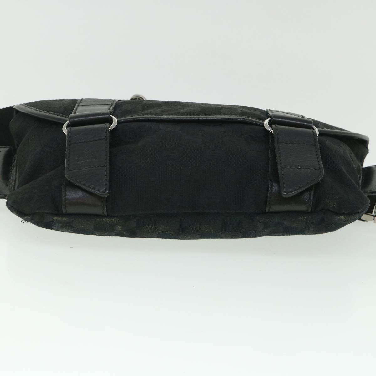 GUCCI GG Canvas Waist bag Black 145851 54731