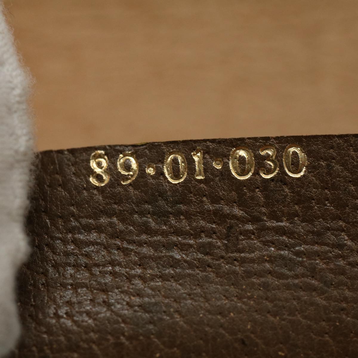 GUCCI GG Canvas Web Sherry Line Clutch Bag Beige Red Green 89 01 030 54732