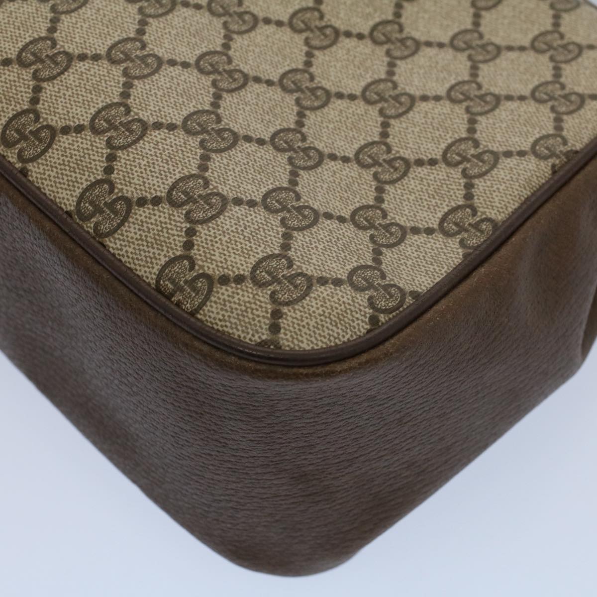 GUCCI GG Canvas Web Sherry Line Shoulder Bag Beige Red 116 02 076 54737