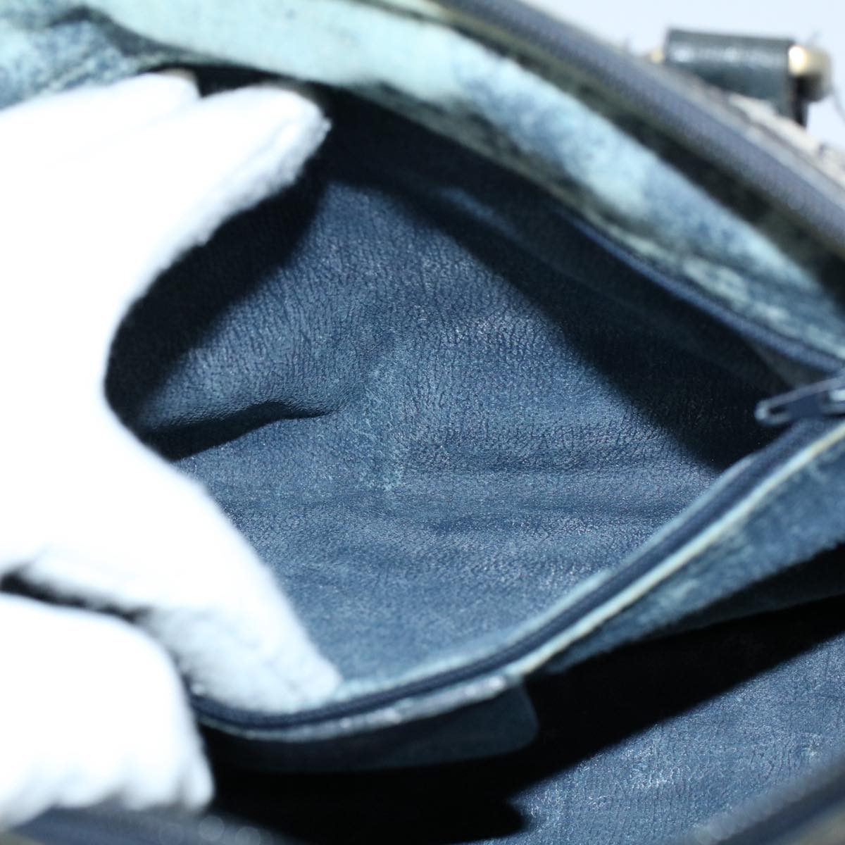 GUCCI GG Canvas Sherry Line Boston Bag Gray Red Navy 012 3842 58 54742