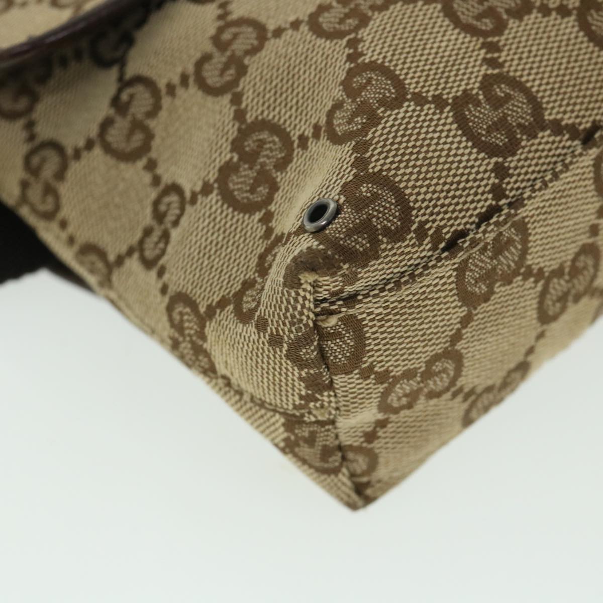 GUCCI GG Canvas Waist bag Beige 92543 54743