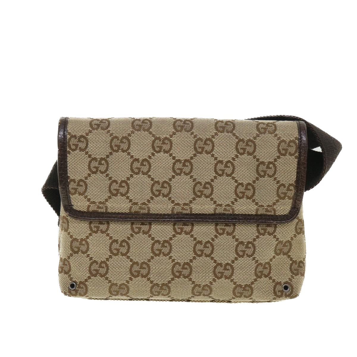 GUCCI GG Canvas Waist bag Beige 92543 54743