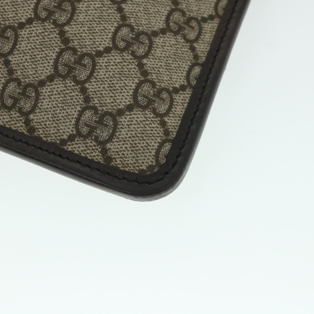 GUCCI GG Canvas Shoulder Bag PVC Leather Beige 27639 54754