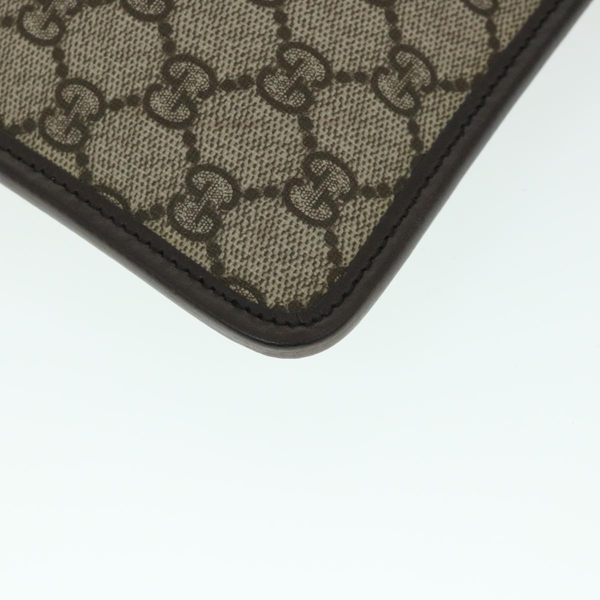 GUCCI GG Canvas Shoulder Bag PVC Leather Beige 27639 54754