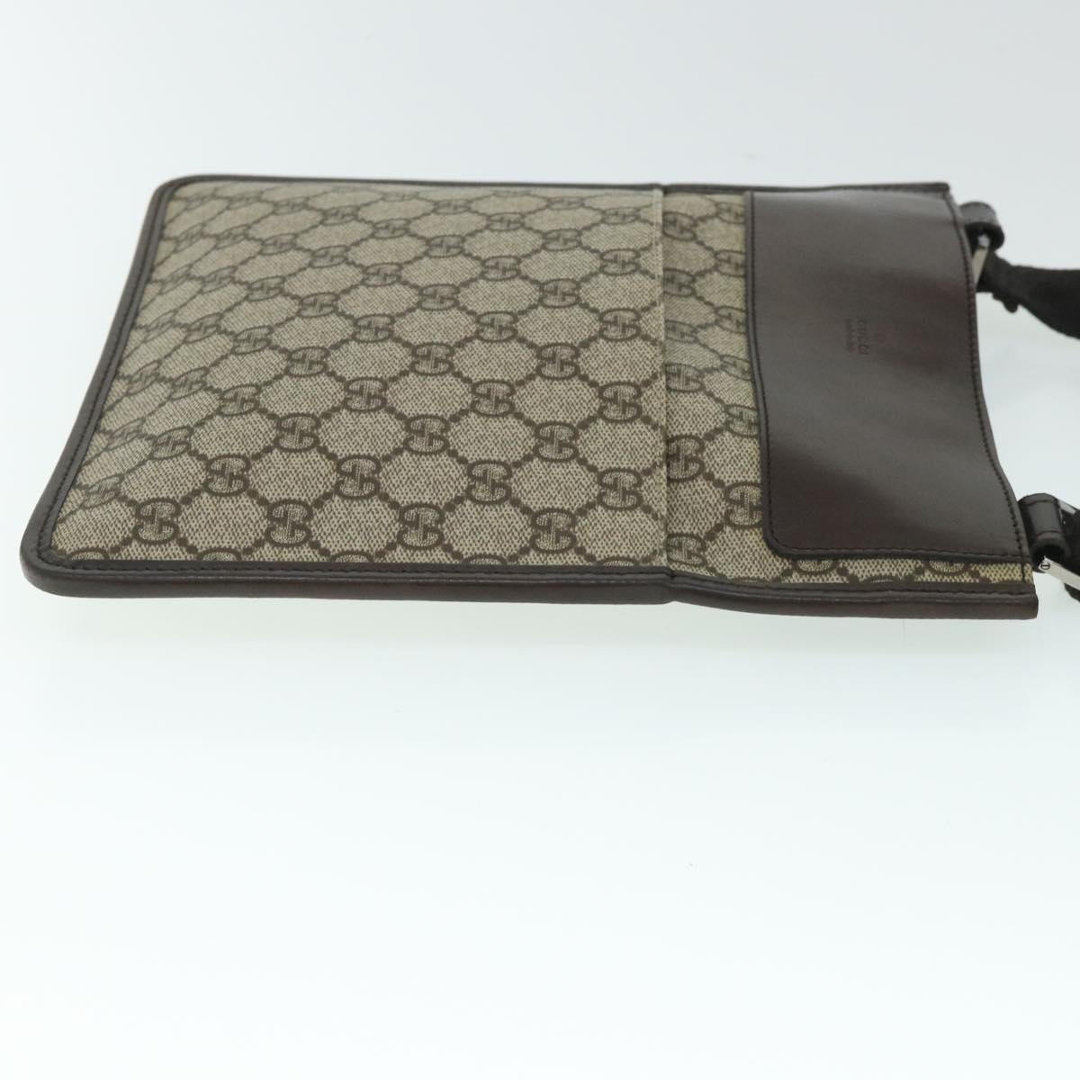 GUCCI GG Canvas Shoulder Bag PVC Leather Beige 27639 54754