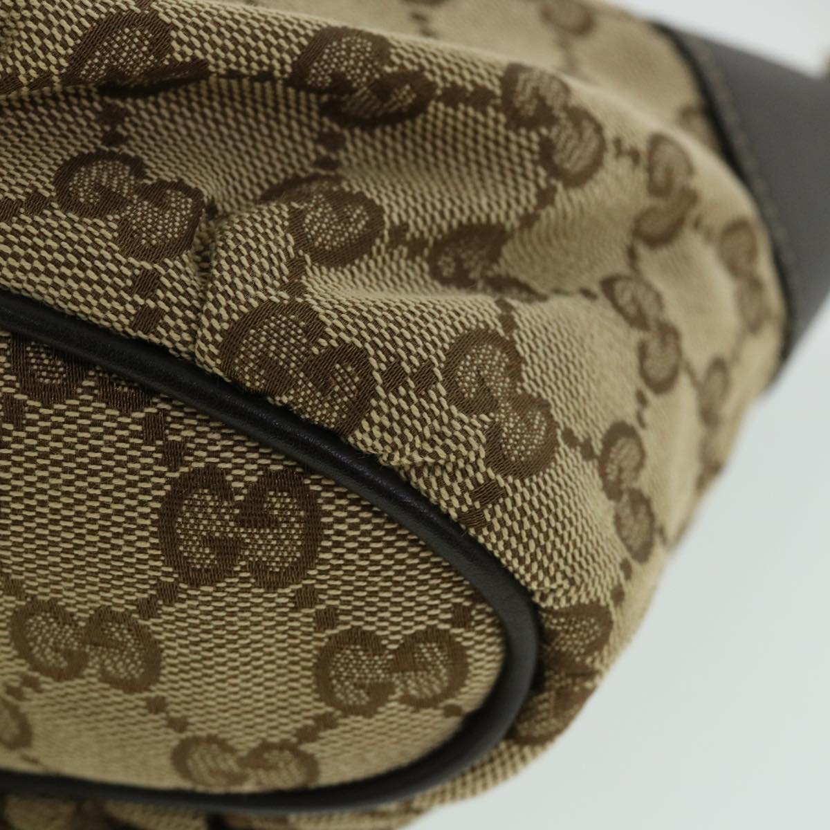 GUCCI GG Canvas Web Sherry Line Pouch Beige Red Green 224093 54781