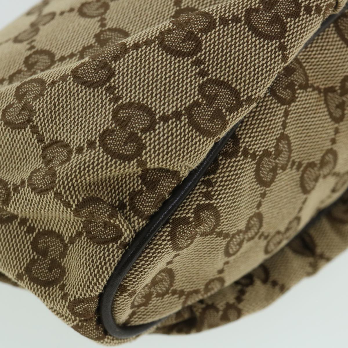 GUCCI GG Canvas Web Sherry Line Pouch Beige Red Green 224093 54781