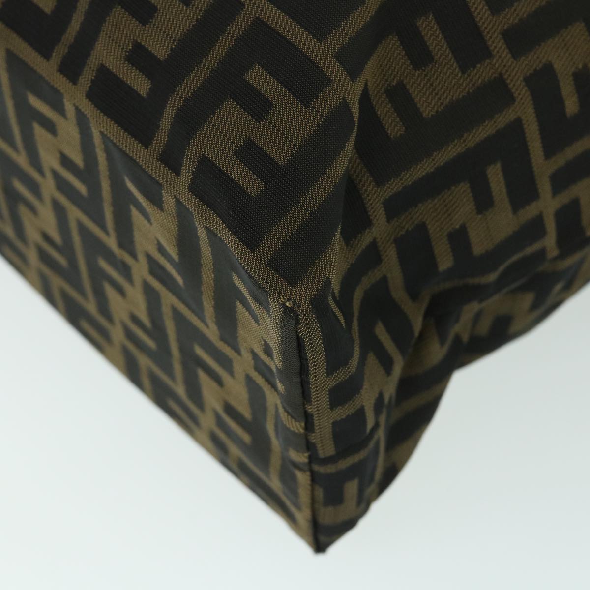 FENDI Zucca Canvas Tote Bag Brown 54796