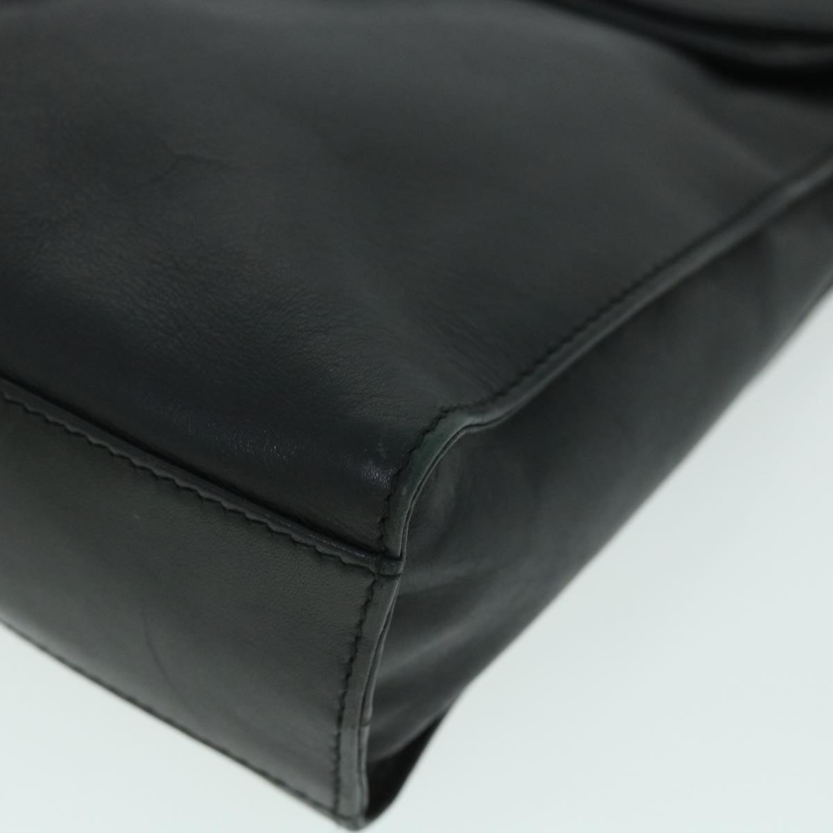 GUCCI Jackie Shoulder Bag Leather Black 54805
