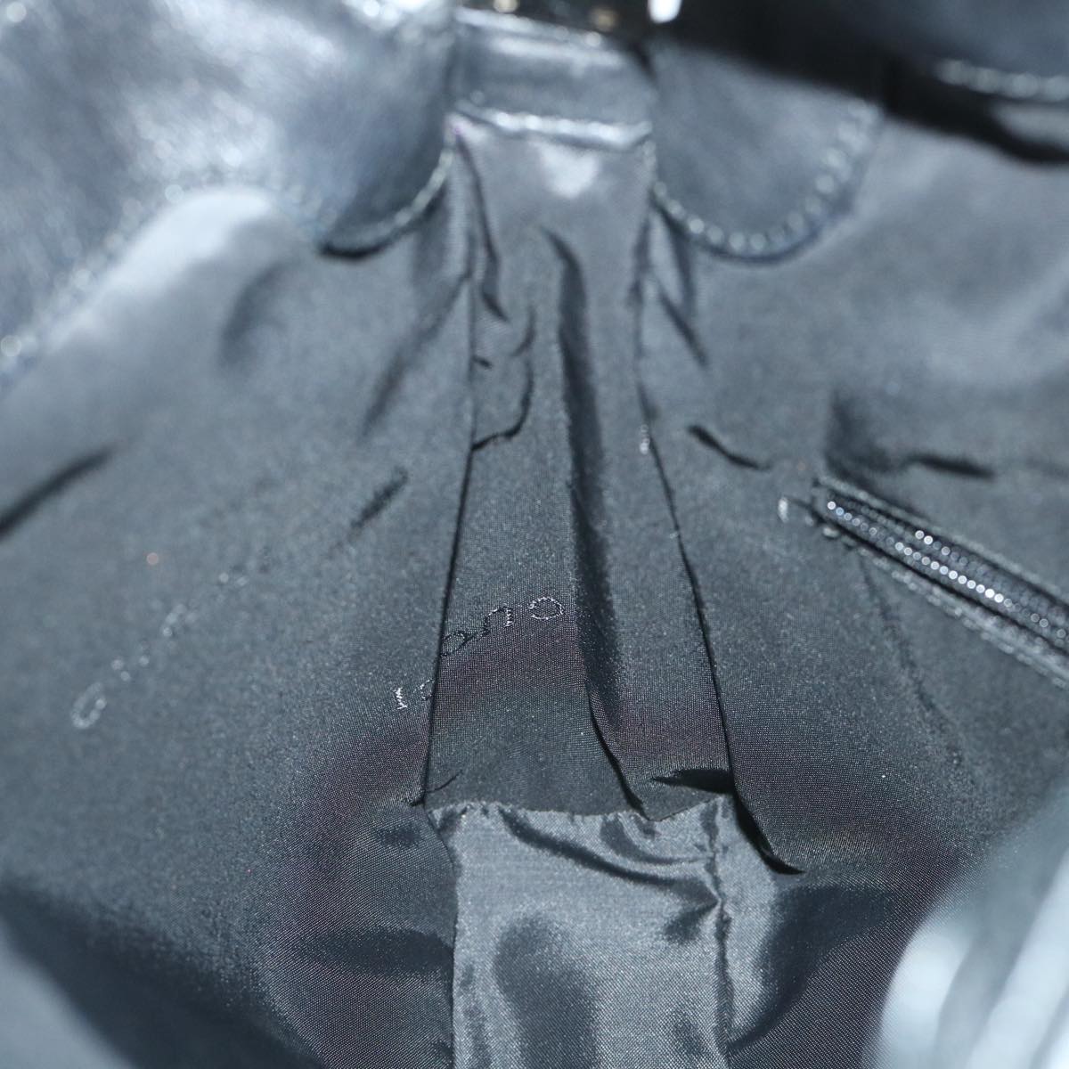 GUCCI Jackie Shoulder Bag Leather Black 54805