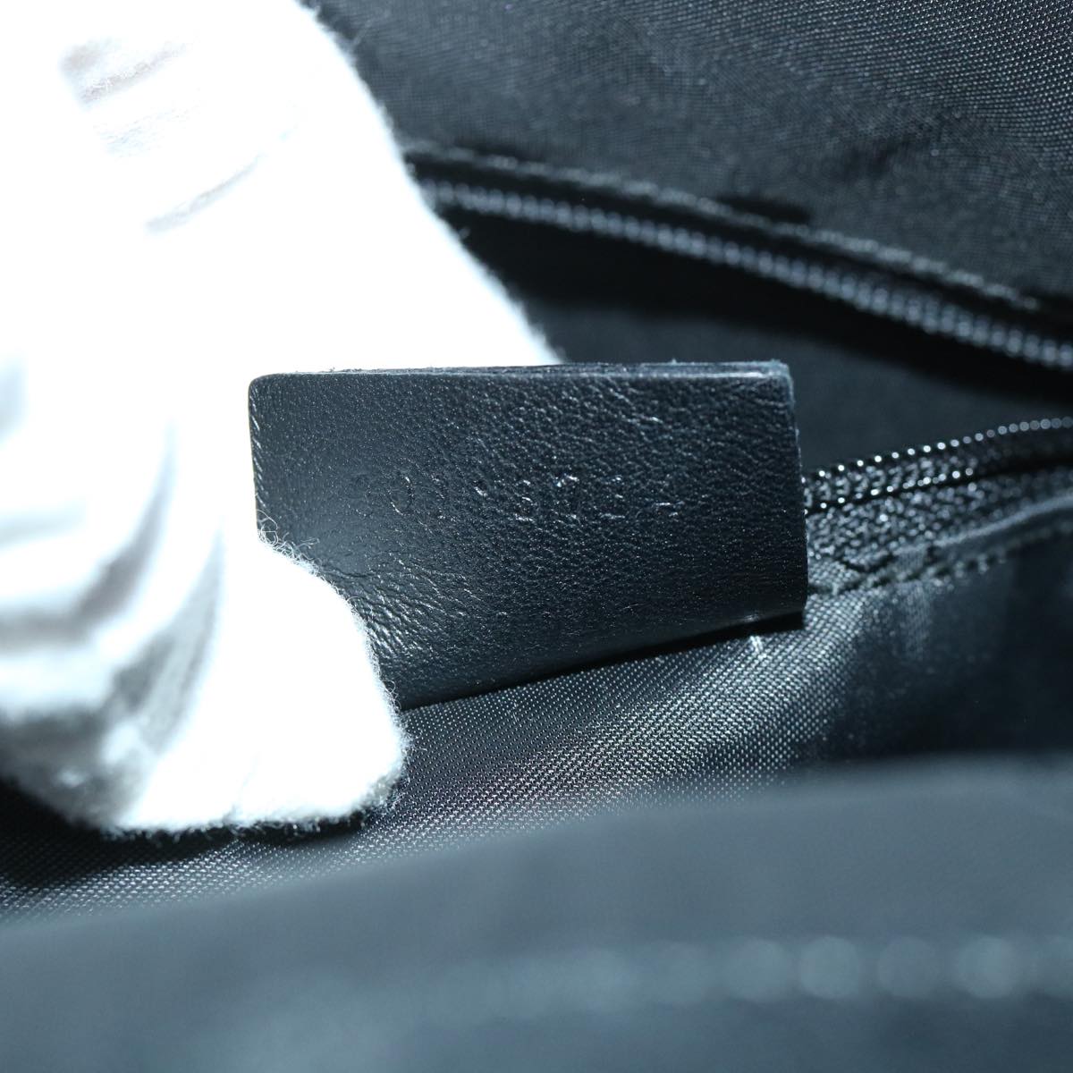 GUCCI Jackie Shoulder Bag Leather Black 54805