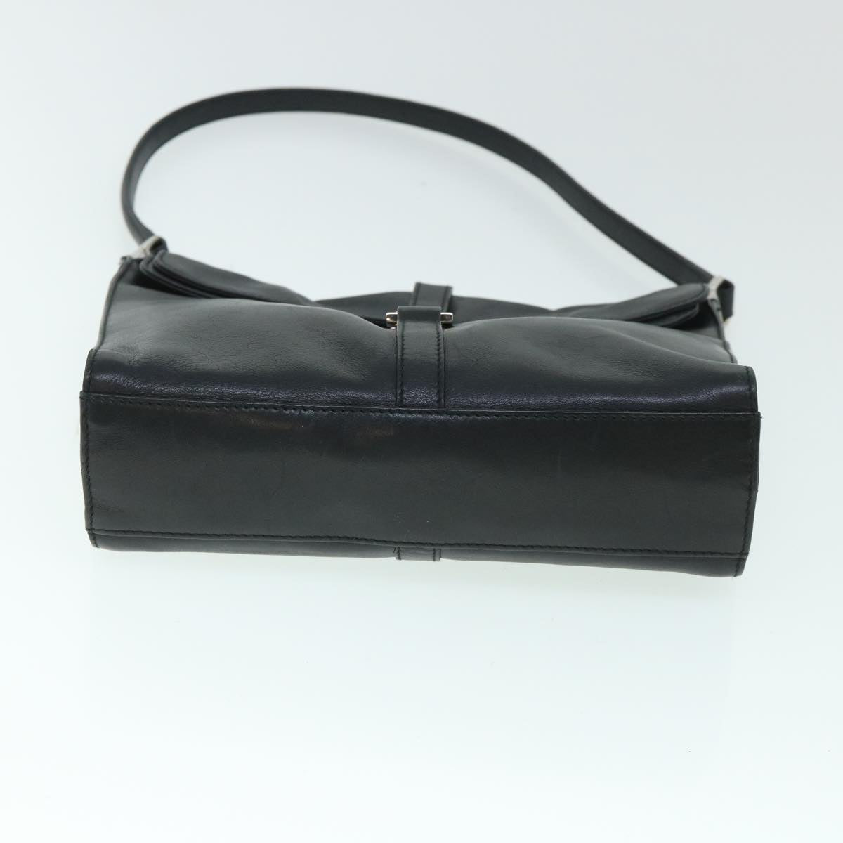 GUCCI Jackie Shoulder Bag Leather Black 54805