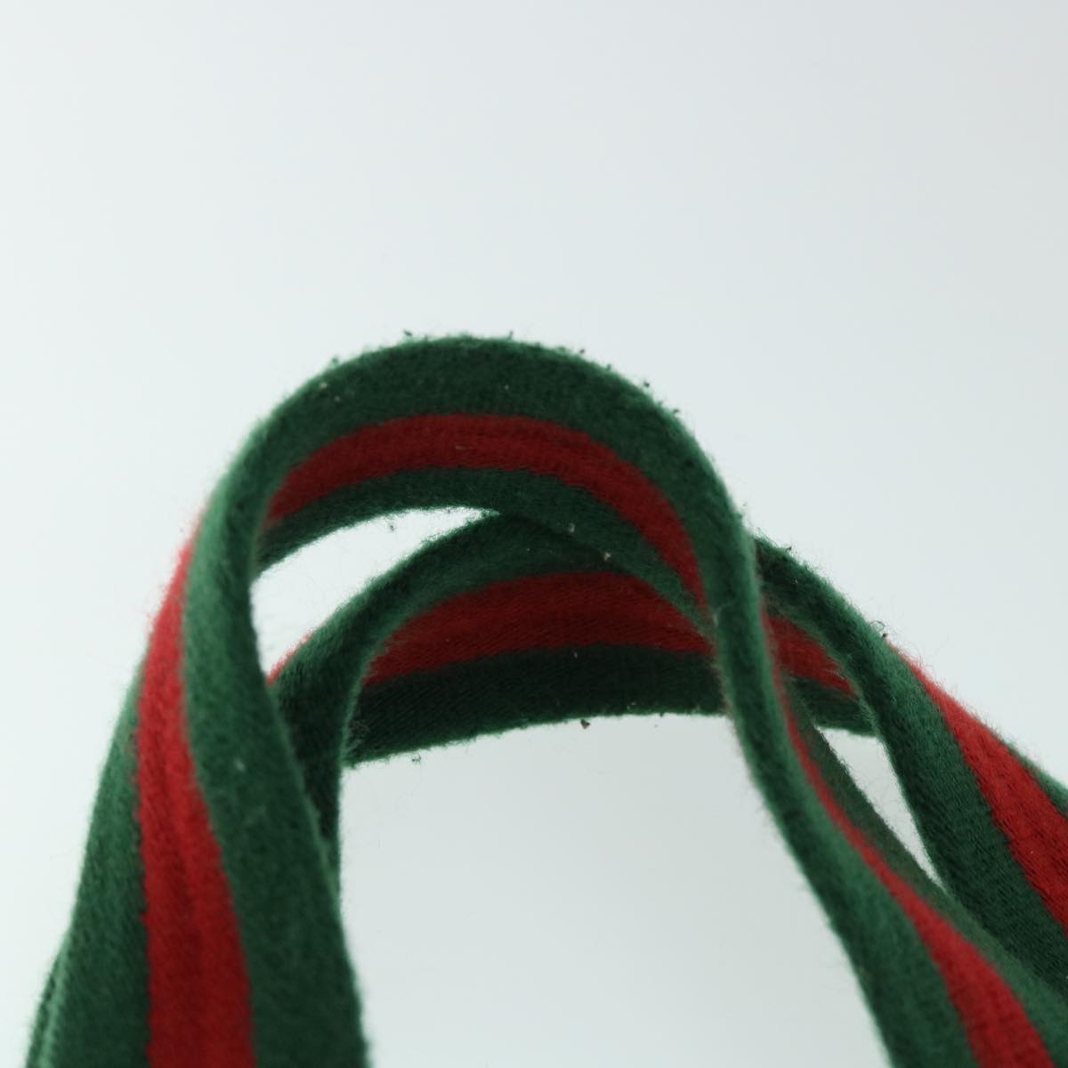 GUCCI GG Canvas Web Sherry Line Tote Bag Beige Red Green 145758 54842