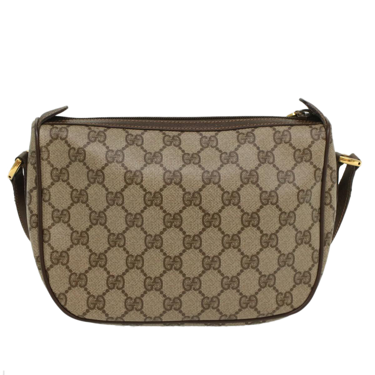 GUCCI GG Canvas Web Sherry Line Shoulder Bag Beige Red 89 02 032 54856