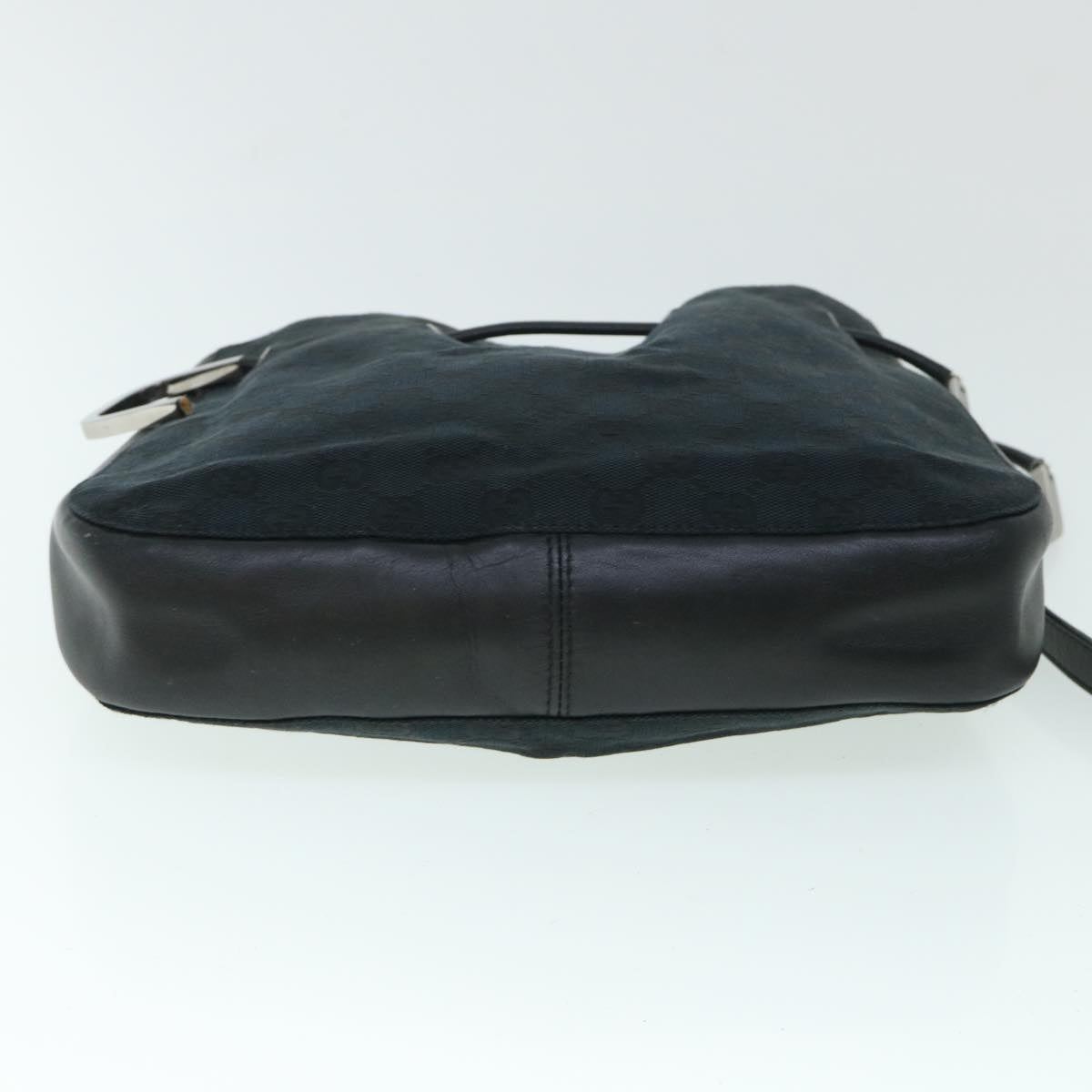 GUCCI GG Canvas Shoulder Bag Black 01165 54915