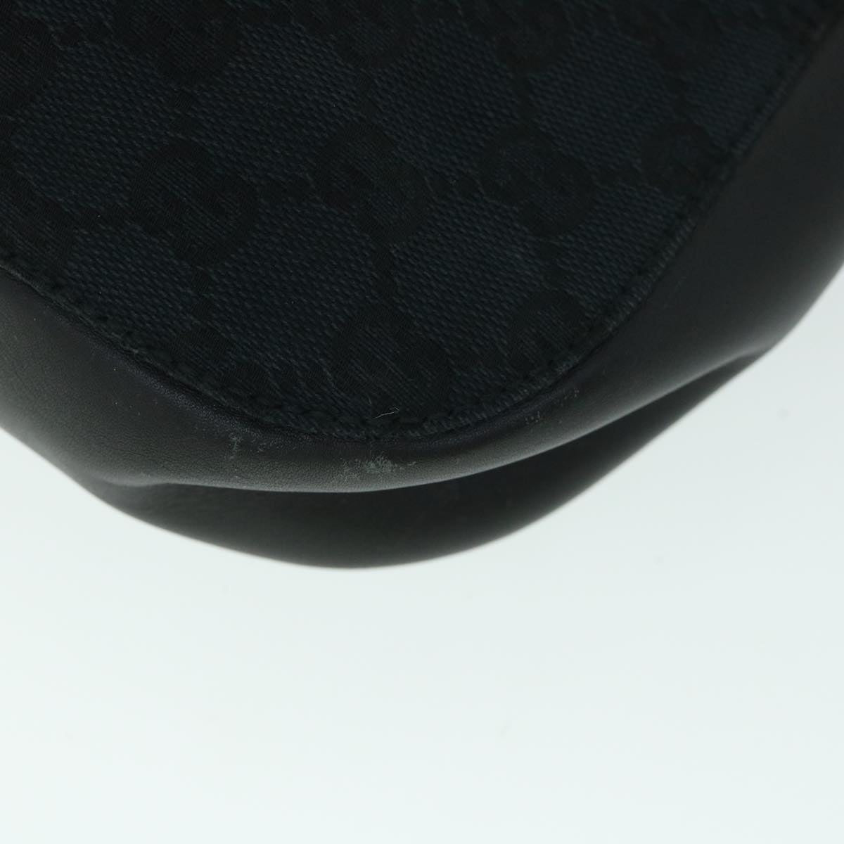 GUCCI GG Canvas Shoulder Bag Black 01165 54915