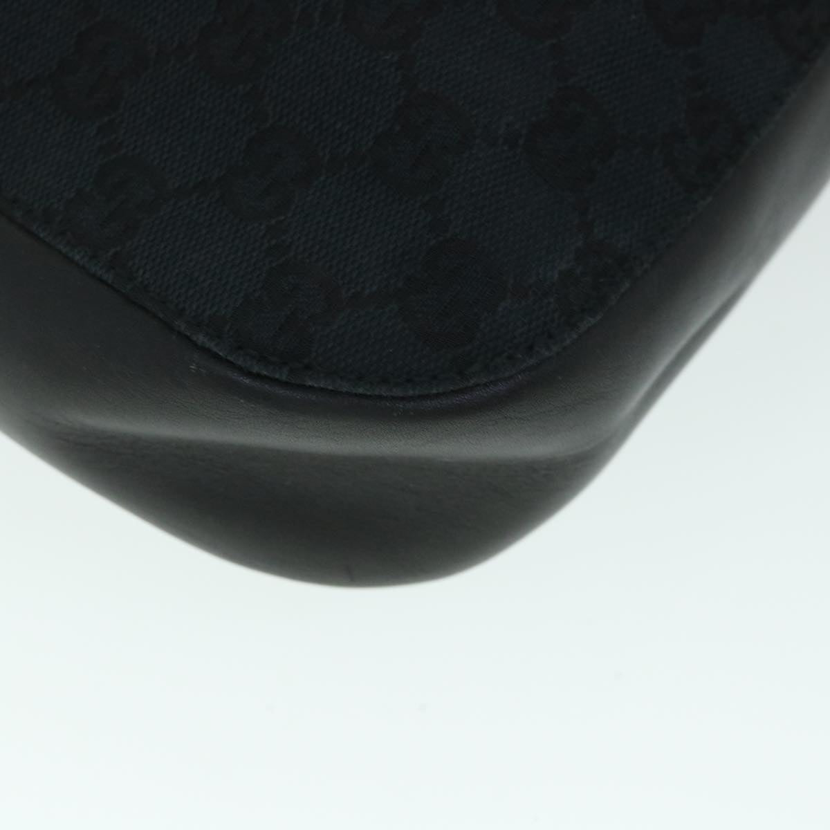 GUCCI GG Canvas Shoulder Bag Black 01165 54915