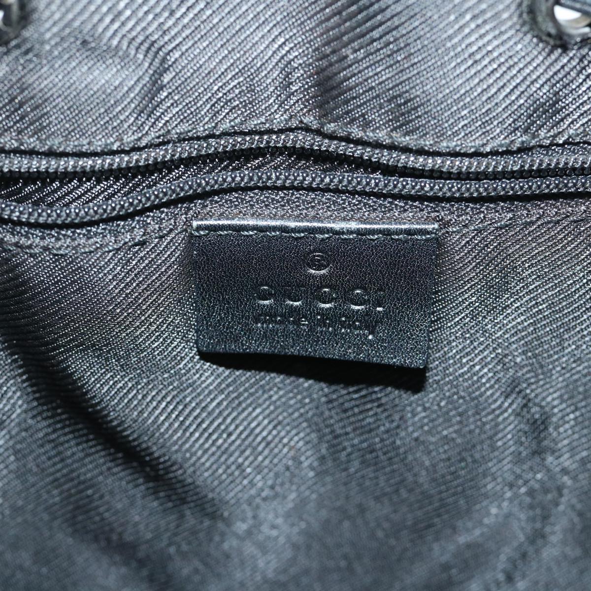 GUCCI GG Canvas Shoulder Bag Black 01165 54915