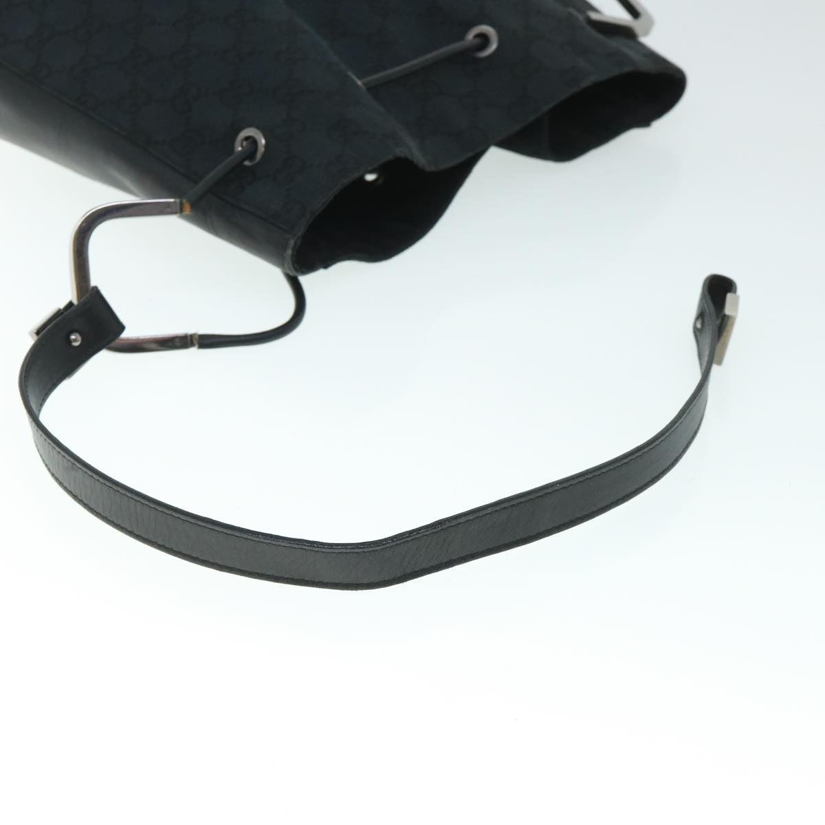 GUCCI GG Canvas Shoulder Bag Black 01165 54915
