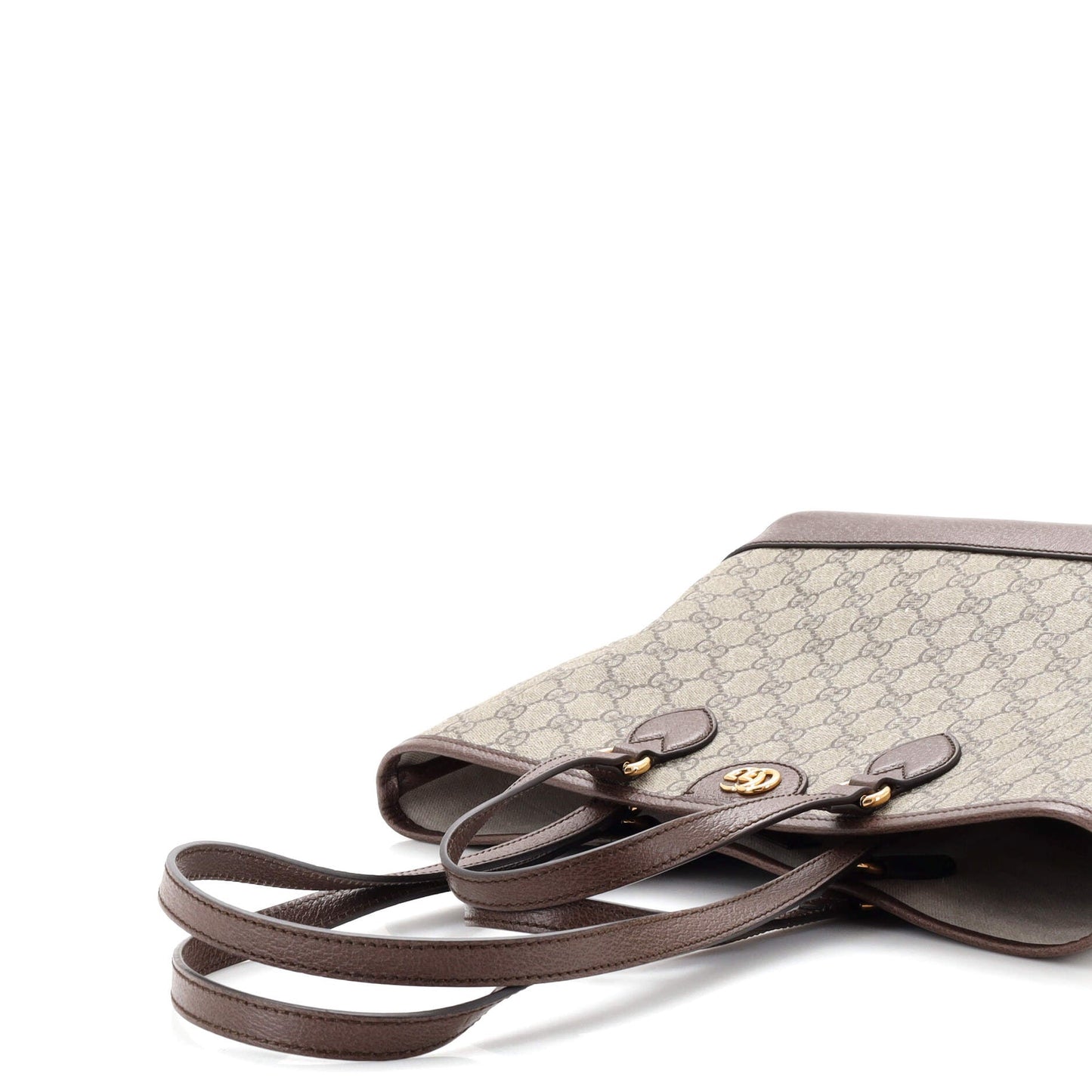 Ophidia Top Handle Shopping Tote GG Coated Canvas and Leather Mini
