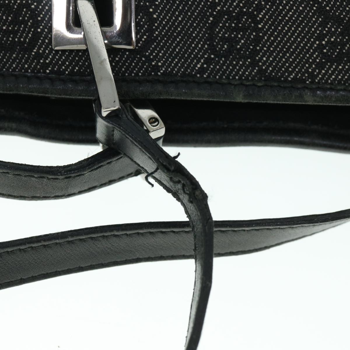 GUCCI GG Canvas Tote Bag Black 31243 54961