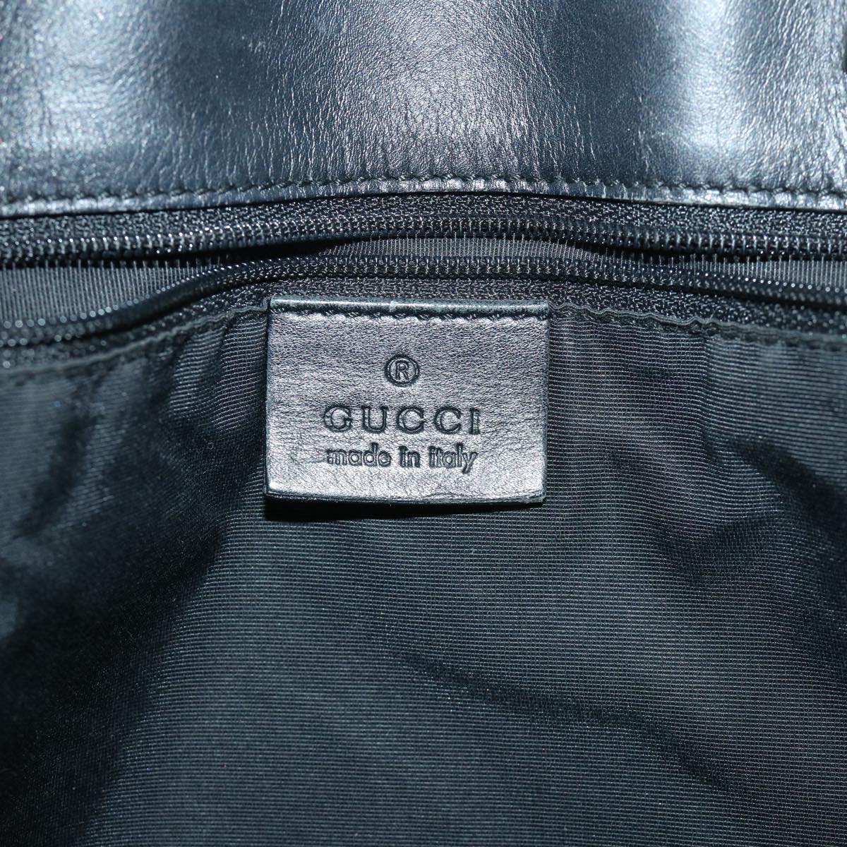 GUCCI GG Canvas Tote Bag Black 31243 54961